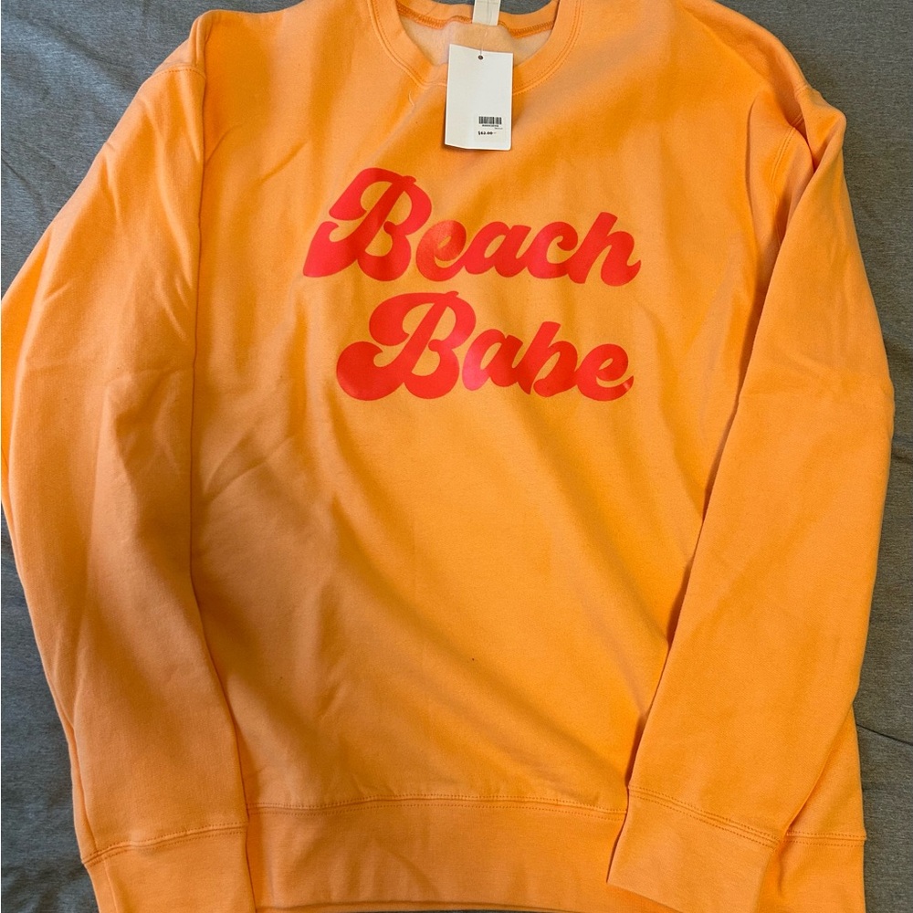 Beach Babe Women's Peachy/Orange Sweatshirt
